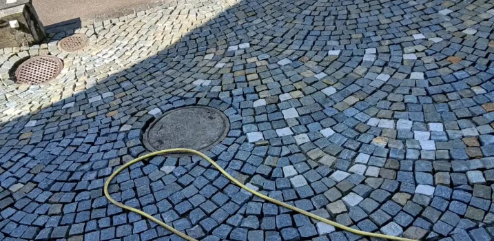 Frische Pflästerung